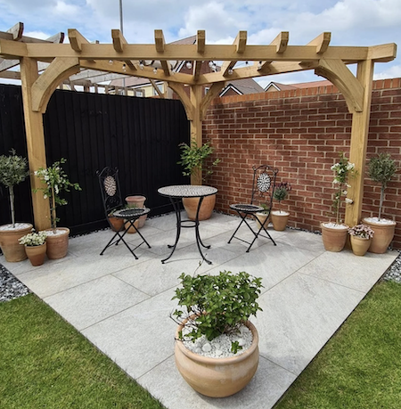 Kit-Etsy-Oak Corner Pergola