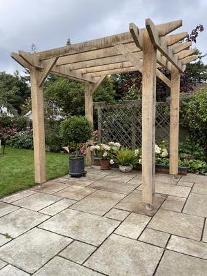 Plans-Alan's Patio Pergola Marks