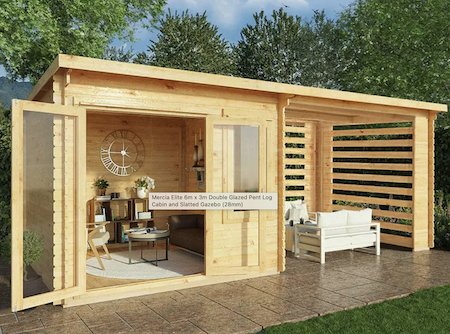 Kit-SS-Mercia Log Cabin